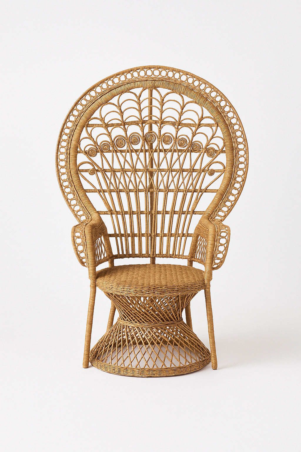 Modern African chair made with sustainable weaving techniques